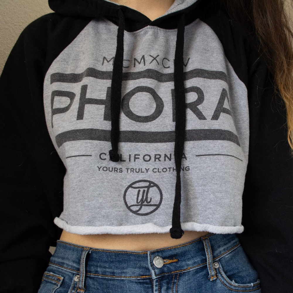 PHORA cropped hoodie